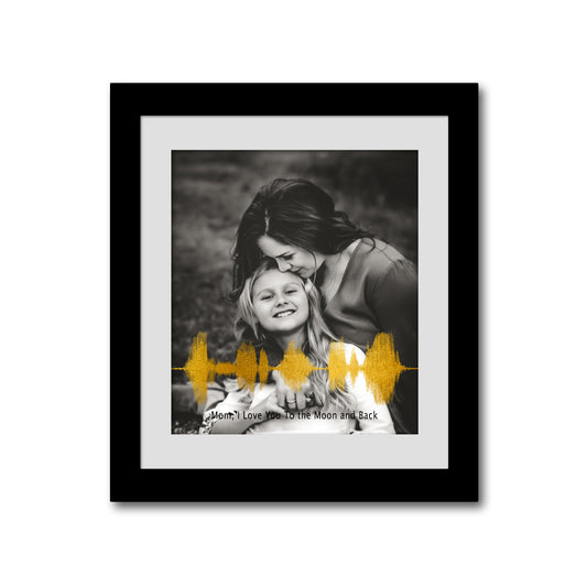 Soundwave Photo Print Gift For Mother's Day From Daughter. Gift For Mom