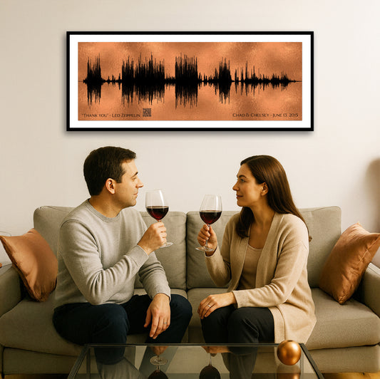 Your Song, Turned Into Wall Art 💕 - Personalized Valentine's Day Gift for Couples