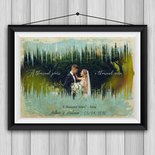 Load image into Gallery viewer, Wedding Song Anniversary Gift | First Dance Song 1st Anniversary Gift