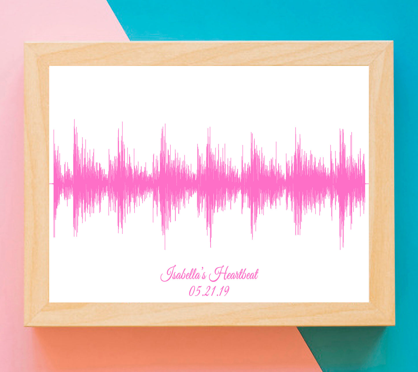 Baby Heartbeat Sound Wave | Gift For New Dad