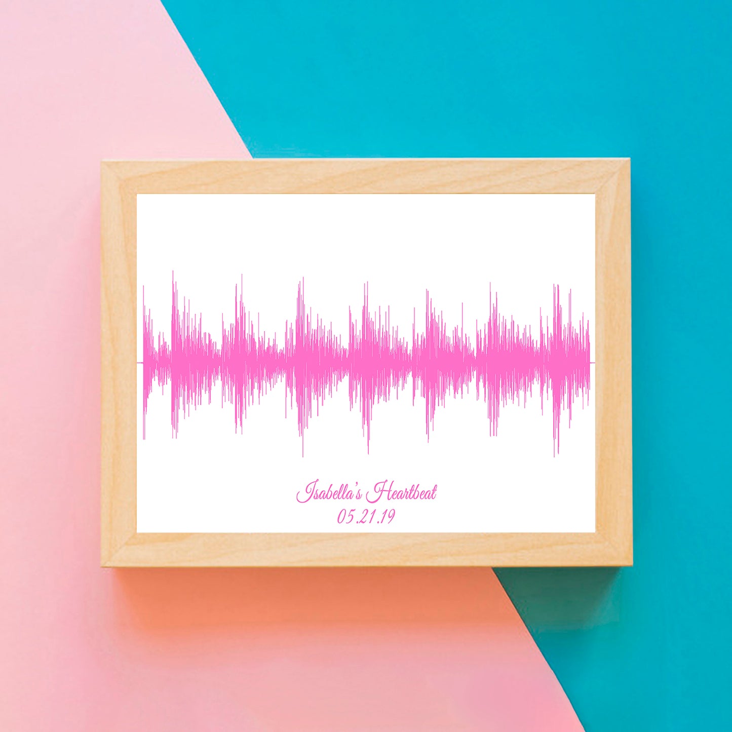 Baby Heartbeat Sound Wave | Gift For New Dad
