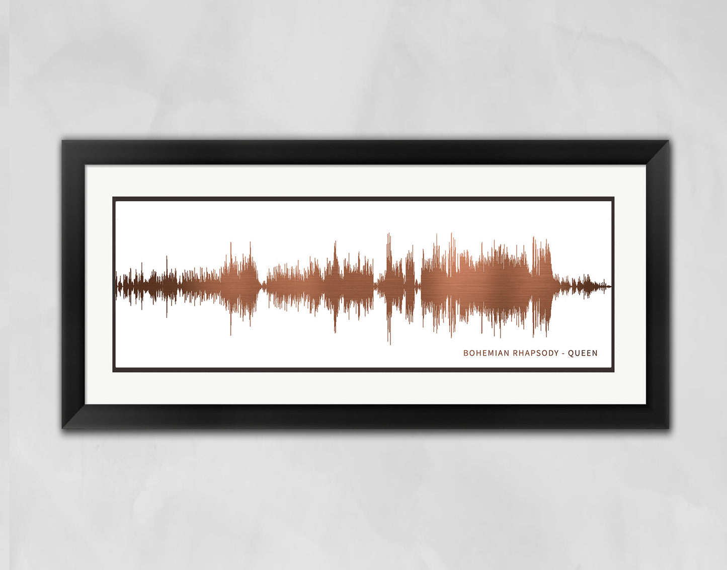 Song Wave Art | Personalized Gift From Your Favorite Song | Queen "Bohemian Rhapsody"