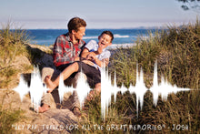 Load image into Gallery viewer, Fathers Day Gift For Dad, Picture Sound Wave Father's Day Gift