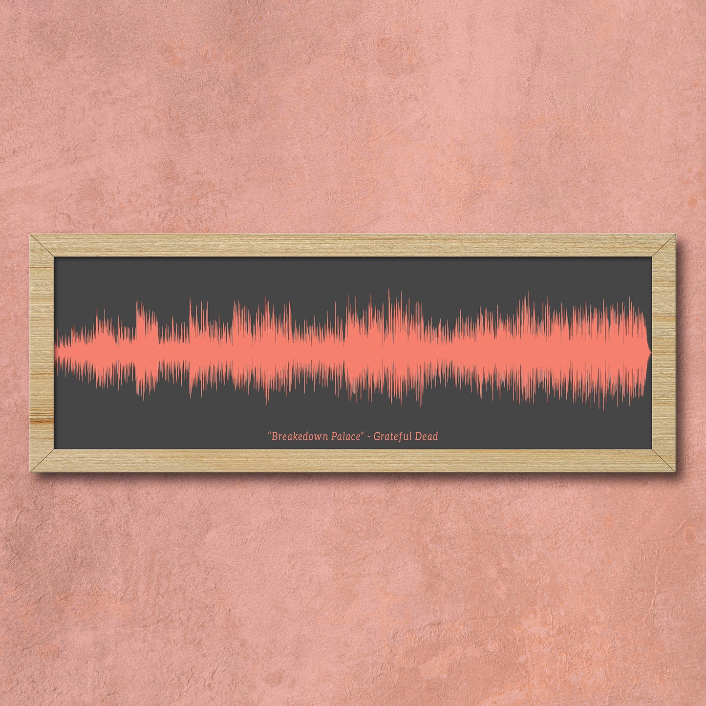 Grateful Dead Brokedown Palace Soundwave Art | Sound Wave Art | Gift For Husband | Gift For Parents