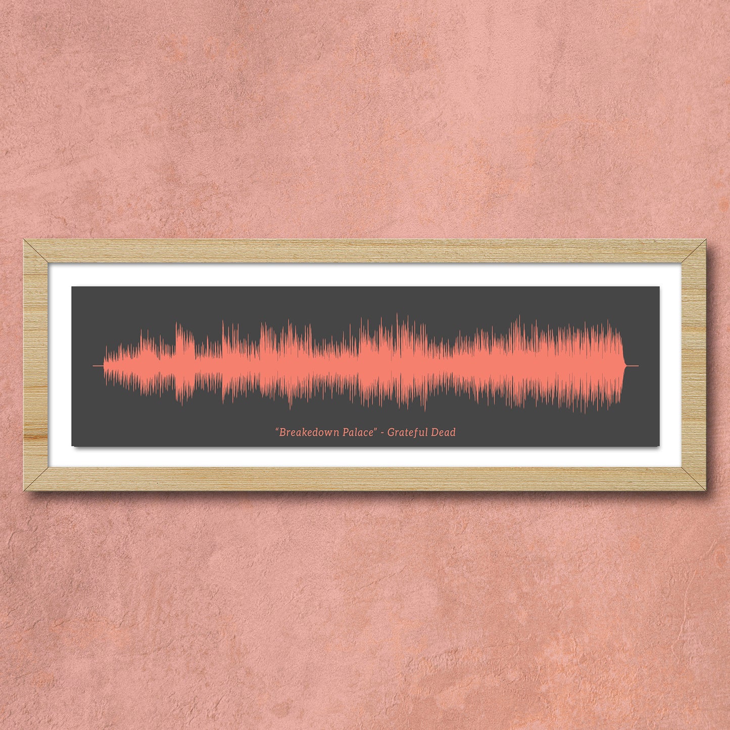 Grateful Dead Brokedown Palace Soundwave Art | Sound Wave Art | Gift For Husband | Gift For Parents