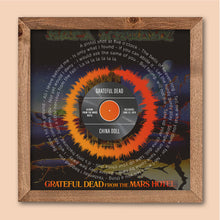 Load image into Gallery viewer, Grateful Dead China Doll Lyrics | Gift For Boyfriend | Sound Wave Art | Birthday Gift For Husband