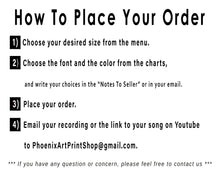 Load image into Gallery viewer, Gift for Boyfriend | Soundwave Art | Custom Song Wave Print | Anniversary Gift for Husband