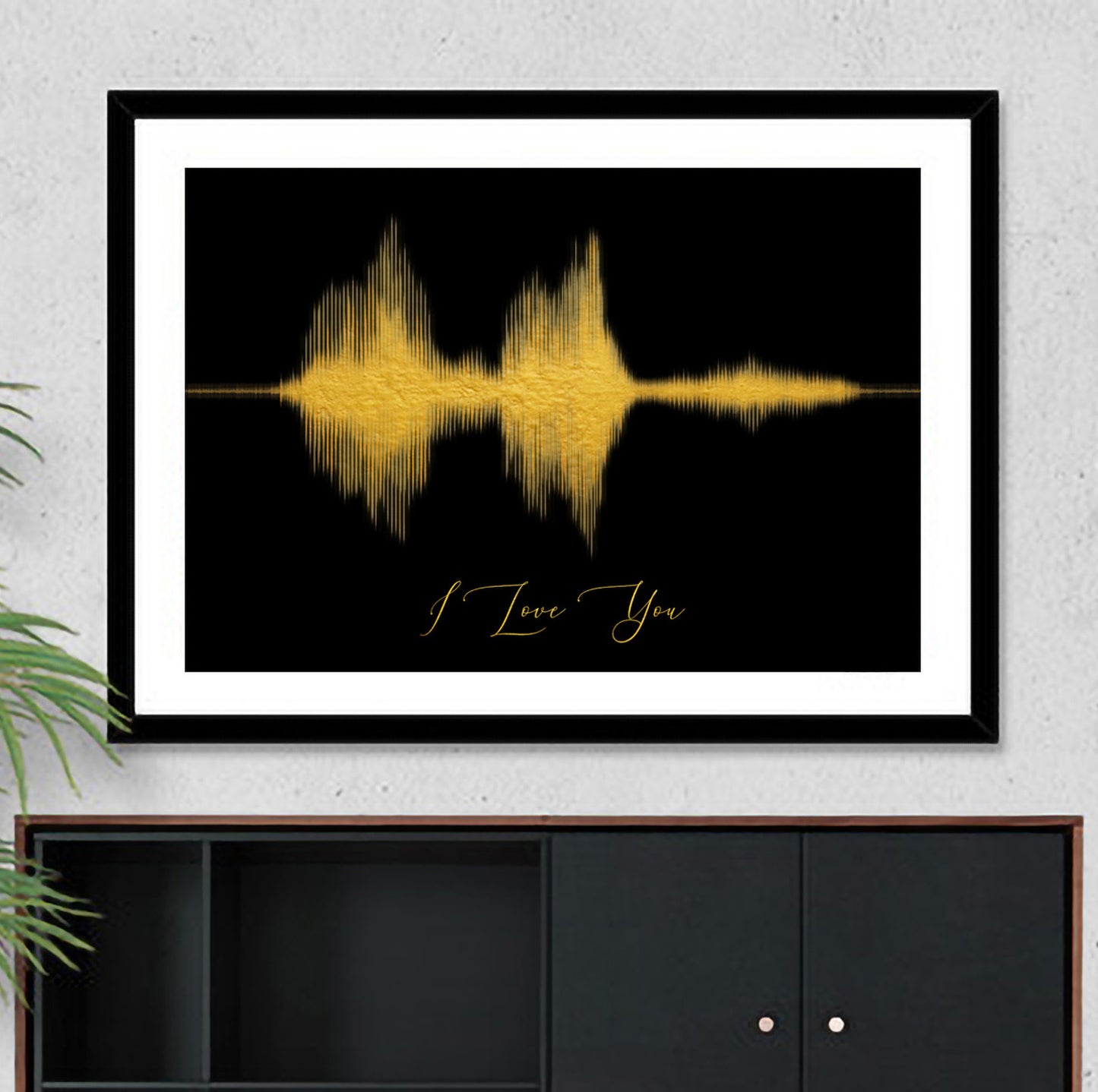 Sound Wave Print, Personalized Anniversary Gift for Her, Sound Wave Art Gift
