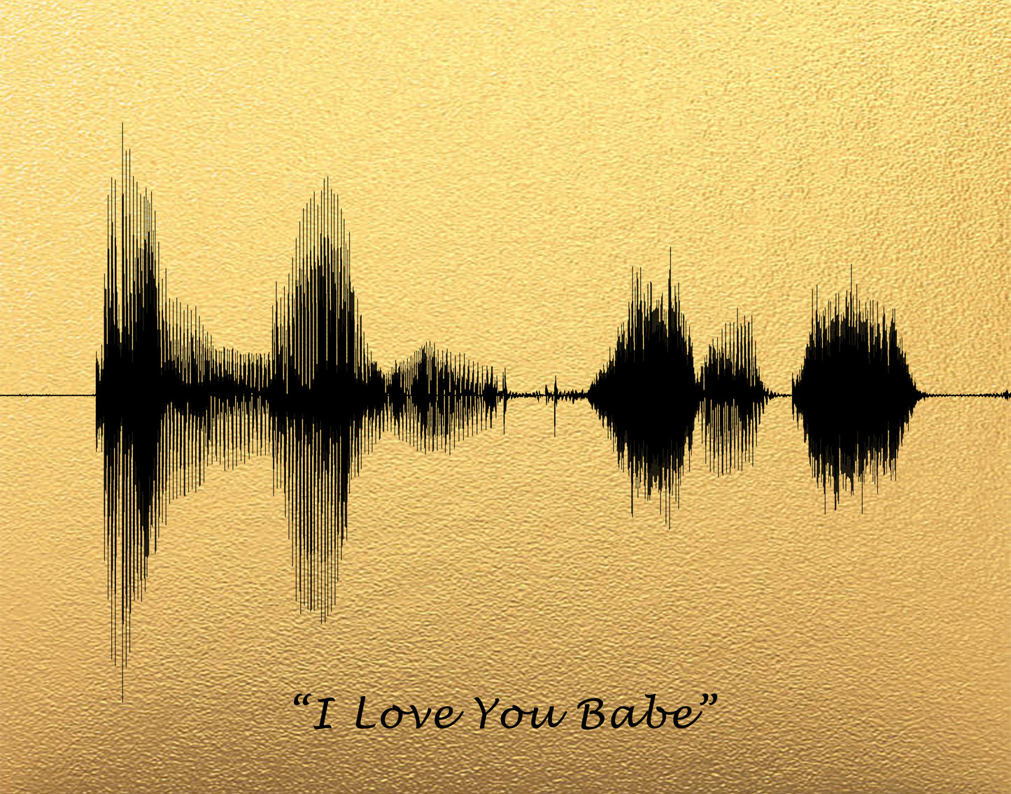 Custom Sound Wave Art | Anniversary Gift for Her | Sound Wave Print