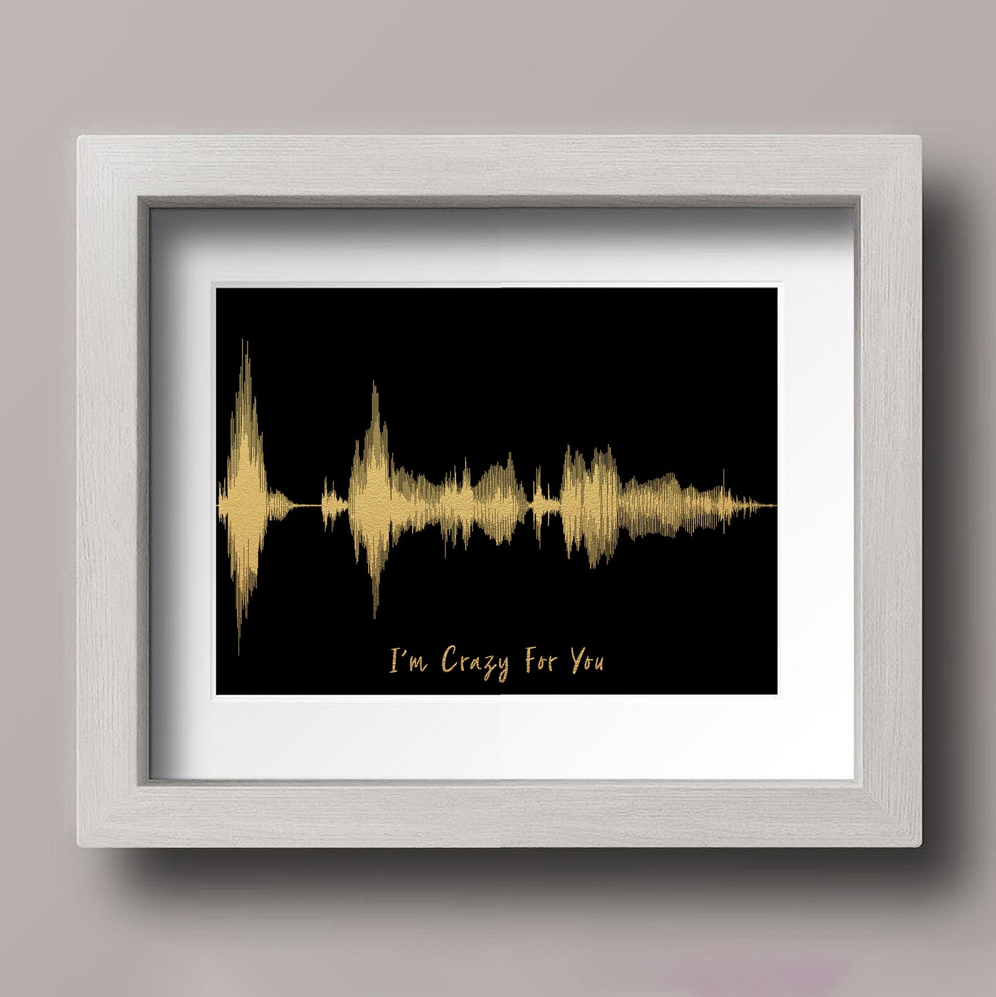 Valentine's Day Gift For Boyfriend, Voice Wave Art Print Valentines Day Gift, Soundwave Art Print Valentines Gift For Husband
