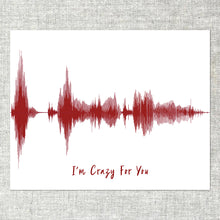 Load image into Gallery viewer, Soundwave Art Print Gift for Him