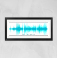 Load image into Gallery viewer, Sound Wave Print From Your Favorite Song | Sound Waves | Custom Sound Wave Art