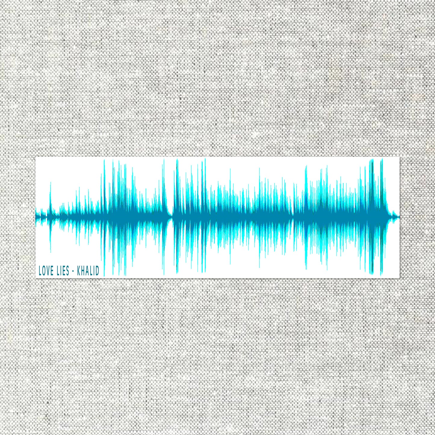 Sound Wave Print From Your Favorite Song | Sound Waves | Custom Sound Wave Art
