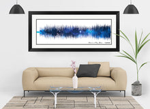 Load image into Gallery viewer, Night Sky Soundwave Print, Personalized Gift Wedding Song "You're My Star" Tank