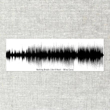 Load image into Gallery viewer, Custom Song Wave Print From Your Favorite Song - Custom Sound Wave Art