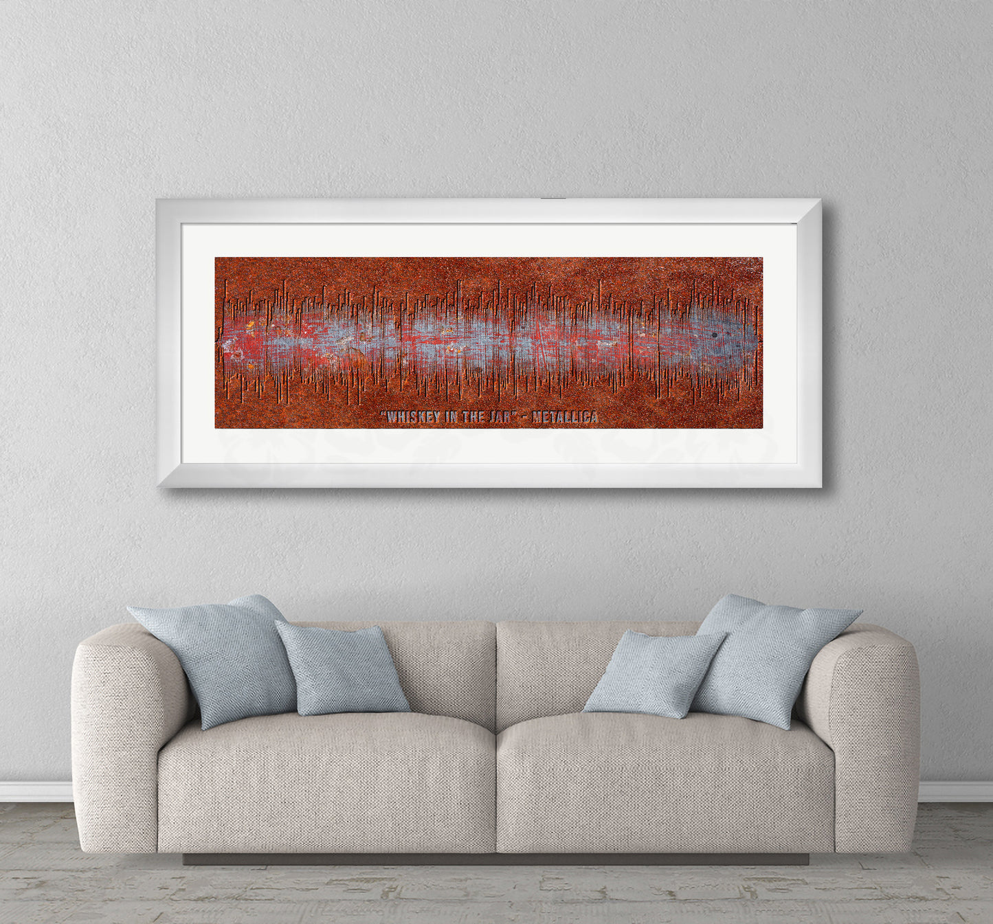 Gift For Dad | "Whiskey In The Jar" Metallica | Gift For Boyfriend | SoundWave Art Print