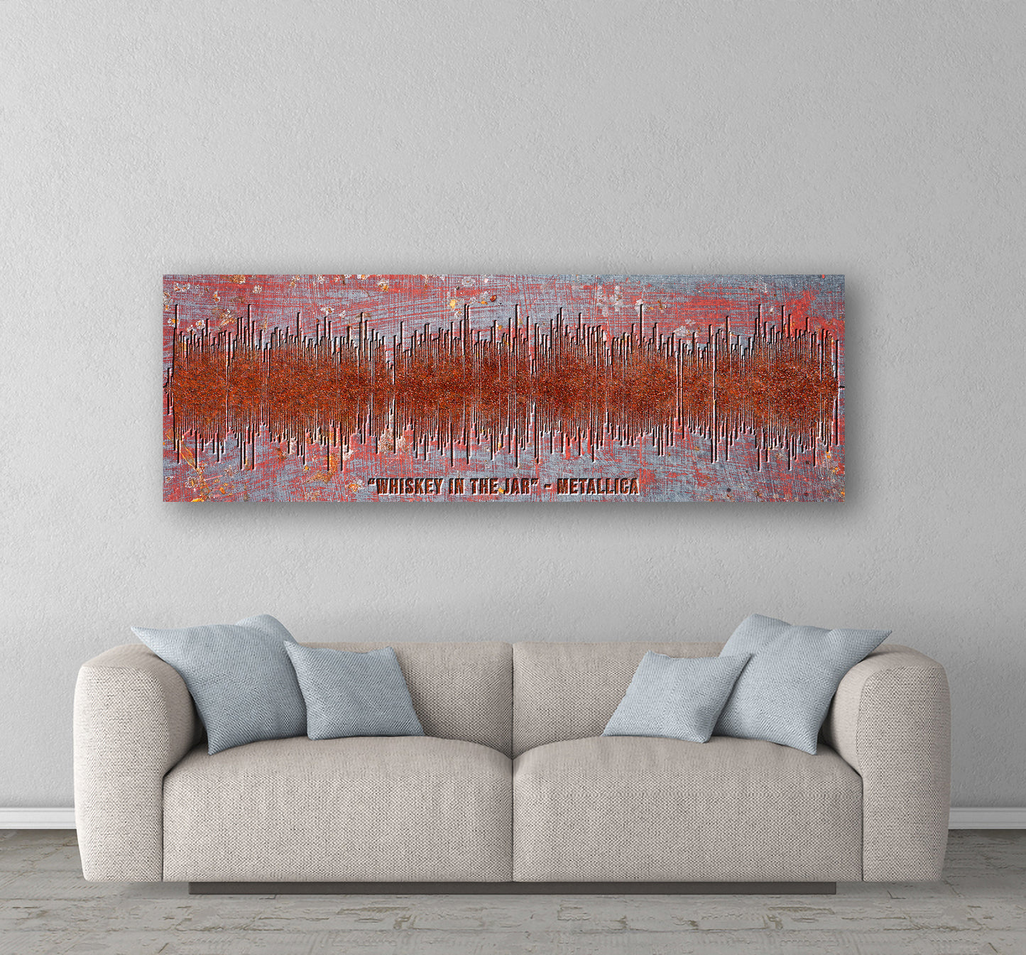 Gift For Dad | "Whiskey In The Jar" Metallica | Gift For Boyfriend | SoundWave Art Print