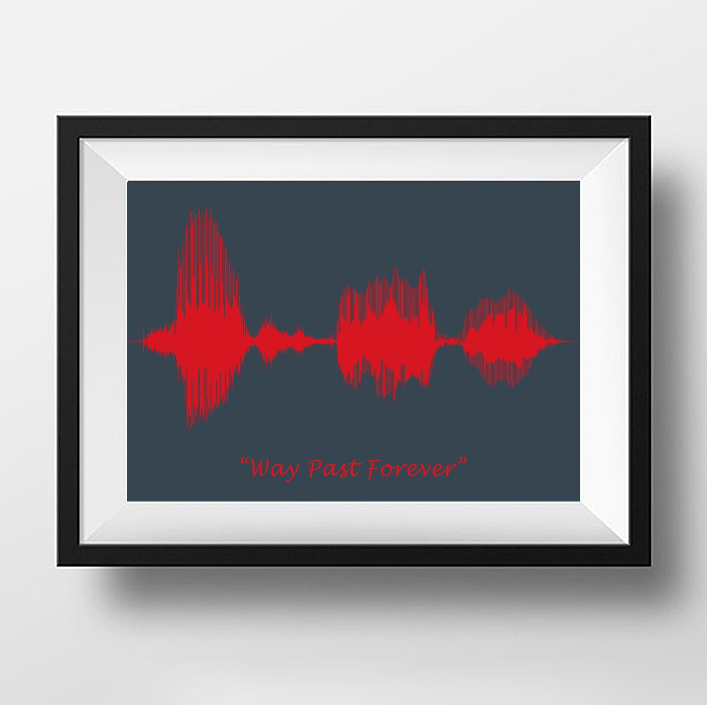Soundwave Art Gift For Her | Sound Wave Art From Your Recording