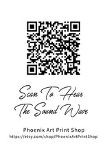 Load image into Gallery viewer, Wedding Vow Sound Wave Print on Canvas Anniversary Gift For Couples