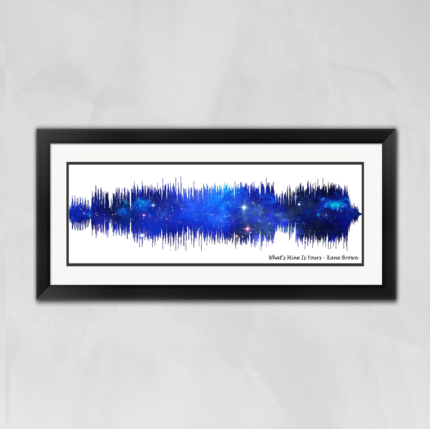 Star Constellation Wall Art | Galaxy Soundwave Art Print | Paper Anniversary Gifts | Night Sky Wedding Song Gift | Custom Song Wave Print